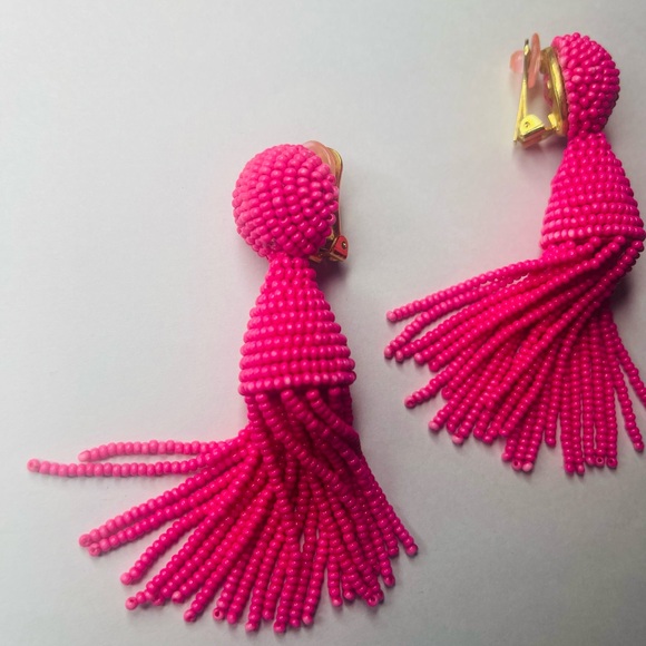 Oscar de la Renta Signature Tassel Earrings - Picture 11 of 11